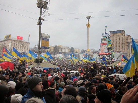A Sunday national assembly on Maidan in Kyiv in December
